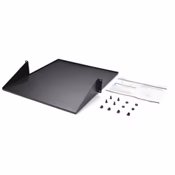 StarTech.com 2U 19" 2-Post Network Rack Shelf - 20in Deep Center Mount Cantilever Tray Rackmount Shelf for AV/Data Equipment with Cage Nuts & Screws 75lb Weight Capacity