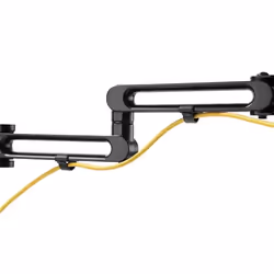 StarTech.com Desk Mount Dual Monitor Arm - Desk Clamp VESA Compatible Monitor Mount for up to 32 inch Displays - Ergonomic Articulating Monitor Arm - Height Adjustable/Tilt/Swivel/Rotating - Additional view 5