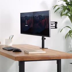 StarTech.com Desk Mount Dual Monitor Arm - Desk Clamp VESA Compatible Monitor Mount for up to 32 inch Displays - Ergonomic Articulating Monitor Arm - Height Adjustable/Tilt/Swivel/Rotating - Additional view 7