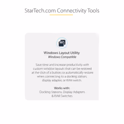 StarTech.com 3-Port USB-C MST Hub - USB Type-C to 3x HDMI Multi-Monitor Adapter for Laptop - Triple HDMI up to 4K 60Hz with DP 1.4 Alt Mode & DSC - HDR - 1ft (30cm) Cable - Windows Only - Additional view 6