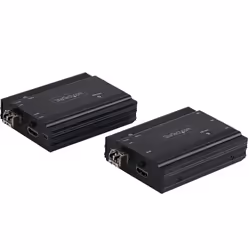 StarTech.com 4K HDMI KVM Extender over Fiber - HDMI Video & USB Remote KVM Switch/Console Extender - up to 984ft/300m (MultiMode) - 2x 10G MMF SFP+ modules - KVM Extension Kit (TX/RX) - Additional view 7
