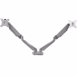 StarTech.com Desk Mount Dual Monitor Arm with USB & Audio - Desk Clamp VESA Mount for up to 32 inch Displays - 2x USB, 2x 3.5mm audio - Ergonomic Full Motion Dual Monitor Arm - Silver - Additional view 7