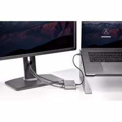 StarTech.com Thunderbolt 3 Mini Dock - Portable Dual Monitor Docking Station w/HDMI 4K 60Hz, 2x USB-A Hub (3.0/2.0), GbE - 11in/28cm Cable - TB3 Multiport Adapter - Mac/Windows - Additional view 5