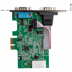 StarTech.com 2-port PCI Express RS232 Serial Adapter Card - PCIe RS232 Serial Host Controller Card - PCIe to Dual Serial DB9 Card - 16950 UART - Expansion Card - Windows & Linux - Additional view 5