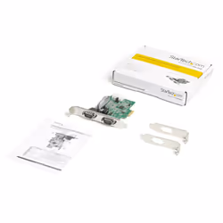 StarTech.com 2-port PCI Express RS232 Serial Adapter Card - PCIe RS232 Serial Host Controller Card - PCIe to Dual Serial DB9 Card - 16950 UART - Expansion Card - Windows & Linux - Additional view 6