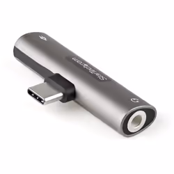 StarTech.com USB C Audio & Charge Adapter - USB-C Audio Adapter w/ 3.5mm TRRS Headphone/Headset Jack and 60W USB Type-C Power Delivery Pass-through Charger - For USB-C Phone/Tablet/Laptop - Additional view 5