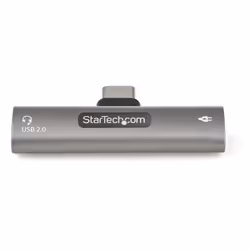 StarTech.com USB C Audio & Charge Adapter - USB-C Audio Adapter w/ USB-C Audio Headphone/Headset Port and 60W USB Type-C Power Delivery Pass-through Charger - For USB-C Phone/Tablet/Laptop - Additional view 7