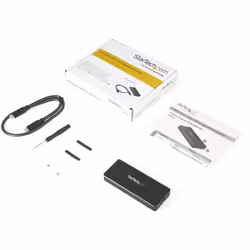 StarTech.com USB-C 10Gbps M.2 NVMe PCIe SSD Enclosure - Rugged Aluminum External M.2 PCIe M-Key Case IP67 Rated - 1GB/s Read/Write - Supports 2230/2242/2260/2280 - TB3 Compatible - Mac/PC - Additional view 4