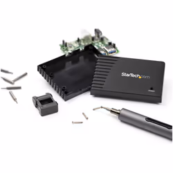StarTech.com 55-Bit Electric Precision Screwdriver Set - Portable Cordless Battery Powered Bit Driver Kit for Electronic, Laptop, Computers, Tablet & Phone Repairs - Magnetic Work Pad - Additional view 6