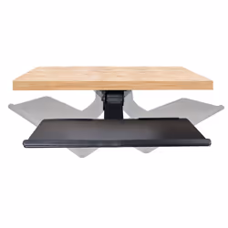 StarTech.com Under Desk Keyboard Tray - Full Motion & Height Adjustable Keyboard and Mouse Tray, 10"x26" Platform - Ergonomic Desk Mount Computer Keyboard Tray with Mouse Pad & Wrist Rest - Additional view 6