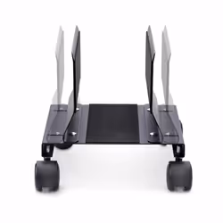 StarTech.com Computer Tower Cart, Rolling Mobile CPU Caddy on Wheels (Casters), Max Load 46.3lb/21kg, Adjustable PC Case Mount, Desktop Floor Stand, Steel Dolly - Additional view 4