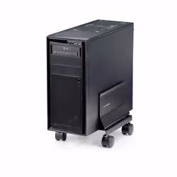 StarTech.com Computer Tower Cart, Rolling Mobile CPU Caddy on Wheels (Casters), Max Load 46.3lb/21kg, Adjustable PC Case Mount, Desktop Floor Stand, Steel Dolly - Additional view 7