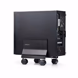 StarTech.com Computer Tower Cart, Rolling Mobile CPU Caddy on Wheels (Casters), Max Load 46.3lb/21kg, Adjustable PC Case Mount, Desktop Floor Stand, Steel Dolly - Additional view 8