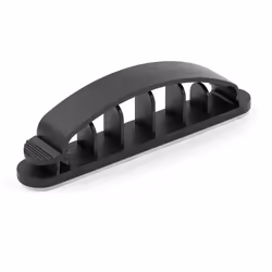 StarTech.com 100 Pack Cable Management Clips - Self Adhesive 6 Slot Cable Comb - Resusable Desktop USB/Computer/Ethernet/AV C ...