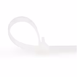 StarTech.com 5"(12cm) Reusable Cable Ties - 1/4"(7mm) wide, 1-1/8"(30mm) Bundle Dia. 50lb(22kg) Tensile Strength, Releasable Nylon Ties, Indoor/Outdoor, 94V-2/UL Listed, 100 Pack - White