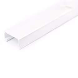 StarTech.com Solid Cable Management Raceway with Adhesive Tape & Cover, 1-3/4"(45mm)W x 1-1/8"(27mm)H - 6ft(1.8m) length, PVC Network/Power Cord Hider - Wall Wire Duct System, UL Listed