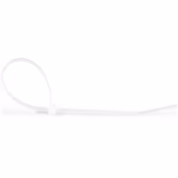 StarTech.com 8"(20cm) Cable Ties - 1/8"(4mm) wide, 2-1/8"(55mm) Bundle Diameter, 50lb(22kg) Tensile Strength, Nylon Self Locking Zip Ties with Curved Tip - 94V-2/UL Listed, 100 Pack - White - Additional view 5
