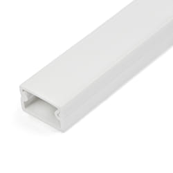 StarTech.com Solid Cable Management Raceway with Adhesive Tape & Cover, 3/4"(19mm)W x 3/8"(11mm)H - 3ft(1m) length, PVC Network/Power Cord Hider/Wall Wire Duct, Max 6 Cables, UL Listed