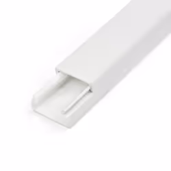 StarTech.com Solid Cable Management Raceway with Adhesive Tape & Cover, 3/4"(19mm)W x 3/8"(11mm)H - 3ft(1m) length, PVC Network/Power Cord Hider/Wall Wire Duct, Max 6 Cables, UL Listed