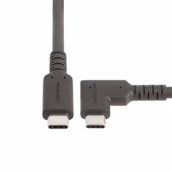 StarTech.com 3ft (1m) Rugged Right Angle USB-C Cable, USB 3.2 Gen 2 (10 Gbps), Full-Featured USB C to C Data transfer Cable, 4K 60Hz DP Alt Mode, 100W Power Delivery - 90 Degree USB Type-C Cable - Additional view 5