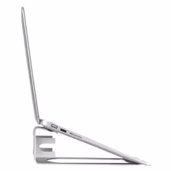 StarTech.com Laptop Stand - 2-in-1 Laptop Riser Stand or Vertical Stand - Ideal for Ultrabooks & MacBook Pro/Air - Ergonomic Angled Notebook Holder for Office Desk - Silver, Aluminum - Additional view 6