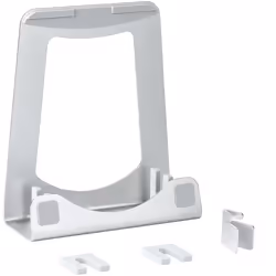 StarTech.com Laptop Stand - 2-in-1 Laptop Riser Stand or Vertical Stand - Ideal for Ultrabooks & MacBook Pro/Air - Ergonomic Angled Notebook Holder for Office Desk - Silver, Aluminum - Additional view 7