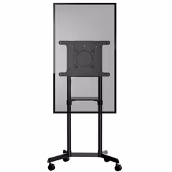 StarTech.com Mobile TV Cart - Portable Rolling TV Stand for 37-70" VESA Display (154lb/70kg) - TV Stand w/Shelf & Storage Compartment - Rotate/Tilt Display - Universal TV Mount on Wheels - Additional view 6