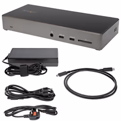 StarTech.com USB C Dock - Triple 4K Monitor USB Type-C Docking Station - 100W Power Delivery - DP 1.4 Alt Mode & DSC, 2x DisplayPort 1.4/HDMI 2.0 - 6xUSB (2x 10Gbps) - Windows/Chrome - Additional view 8
