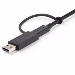 StarTech.com 3ft (1m) USB-C Cable with USB-A Adapter Dongle - Hybrid 2-in-1 USB C Cable w/ USB-A - USB-C to USB-C (10Gbps/100W PD), USB-A to USB-C (5Gbps) - Ideal for Hybrid Docking Station - Additional view 8