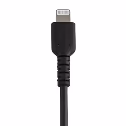 StarTech.com 6 inch (15cm) Durable Black USB-A to Lightning Cable - Heavy Duty Rugged Aramid Fiber USB Type A to Lightning Charger/Sync Power Cord - Apple MFi Certified iPad/iPhone 12 - Additional view 6