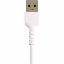 StarTech.com 12inch (30cm) Durable White USB-A to Lightning Cable - Heavy Duty Rugged Aramid Fiber USB Type A to Lightning Charger/Sync Power Cord - Apple MFi Certified iPad/iPhone 12 - Additional view 5