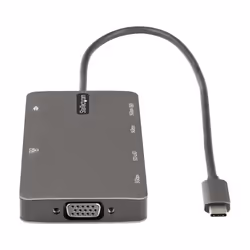 StarTech.com USB C Multiport Adapter - HDMI 4K 30Hz or VGA Travel Dock - 5Gbps USB 3.0 Hub (USB A / USB C Ports) - 100W Power Delivery - SD/Micro SD - GbE - 30cm Cable - USB C Mini Dock - Additional view 4