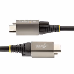 StarTech.com 3ft (1m) Top Screw Locking USB C Cable 10Gbps - USB 3.1/3.2 Gen 2 Type-C Cable - 100W (5A) Power Delivery Charging, DP Alt Mode - Single Screw Lock, USB-C Cord Charge/Sync - Additional view 7