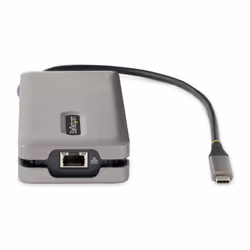 StarTech.com USB-C Multiport Adapter - HDMI/VGA - 4K 60Hz - 3-Port USB Hub - 100W Power Delivery Pass-Through - GbE - Travel Mini Docking Station w/ Charging - 1ft/30cm Wrap-Around Cable - Additional view 7