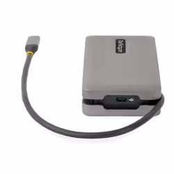 StarTech.com USB-C Multiport Adapter - HDMI/VGA - 4K 60Hz - 3-Port USB Hub - 100W Power Delivery Pass-Through - GbE - Travel Mini Docking Station w/ Charging - 1ft/30cm Wrap-Around Cable - Additional view 8