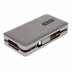 StarTech.com USB-C Multiport Adapter - 4K 60Hz HDMI/DP - 3-Port USB Hub - 100W Power Delivery Pass-Through - GbE - Travel Mini Docking Station w/ Charging - 1ft/30cm Wrap-Around Cable - Additional view 4