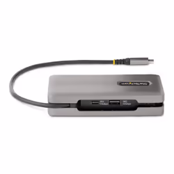 StarTech.com USB-C Multiport Adapter - 4K 60Hz HDMI/DP - 3-Port USB Hub - 100W Power Delivery Pass-Through - GbE - Travel Mini Docking Station w/ Charging - 1ft/30cm Wrap-Around Cable - Additional view 6