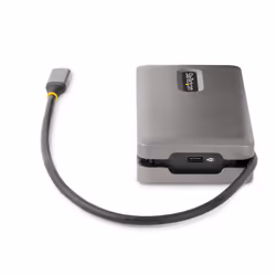 StarTech.com USB-C Multiport Adapter - 4K 60Hz HDMI/DP - 3-Port USB Hub - 100W Power Delivery Pass-Through - GbE - Travel Mini Docking Station w/ Charging - 1ft/30cm Wrap-Around Cable - Additional view 8