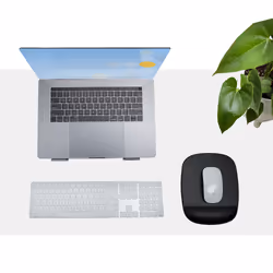 StarTech.com Mouse Pad with Hand rest, 6.7x7.1x 0.8in (17x18x2cm), Ergonomic Mouse Pad with Wrist Support, Desk Wrist Pad w/ Non-Slip PU Base, Cushioned Gel Mouse Pad w/ Palm Rest - Additional view 6