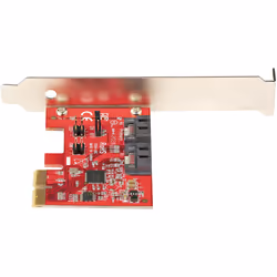 StarTech.com SATA PCIe Card - 2 Port PCIe SATA Expansion Card - 6Gbps - Full/Low Profile - PCI Express to SATA Adapter/Controller - ASM1062R SATA RAID - PCIe to SATA Converter - Additional view 4