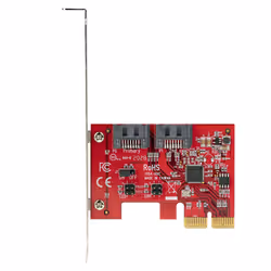 StarTech.com SATA PCIe Card - 2 Port PCIe SATA Expansion Card - 6Gbps - Full/Low Profile - PCI Express to SATA Adapter/Controller - ASM1062R SATA RAID - PCIe to SATA Converter - Additional view 6