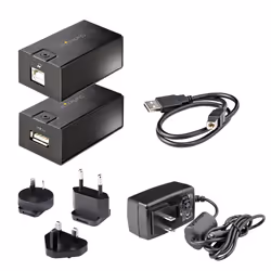 StarTech.com 150m (492ft) USB 2.0 Extender over Cat5e/Cat6 Ethernet Cable, Externally Powered USB Extender via RJ45/Network Cable, USB Over Ethernet Cable Extender/Adapter - Additional view 6