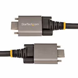 StarTech.com 3ft (1m) Side Screw Locking USB C Cable 10Gbps - USB-IF Certified USB-C Cable - USB 3.1/3.2 Gen 2 Type-C Cable - 100W (5A) Power Delivery Charging, DP Alt Mode - Dual Screw Lock - USB-C Cord Charge/Sync - Additional view 4