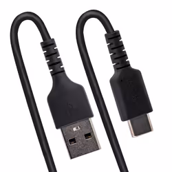 StarTech.com 20in (50cm) USB A to C Charging Cable, Coiled Heavy Duty Fast Charge & Sync, High Quality USB 2.0 A to USB Type-C Cable, Rugged Aramid Fiber, Durable Male to Male USB Cable - Additional view 5