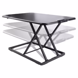 StarTech.com Standing Desk Converter for Laptop - Up to 8kg/17.6lb - Height Adjustable Laptop Riser - Table-Top Stand-Up Desk Converter for Home Office - Sit-Stand Desk Platform - Additional view 6