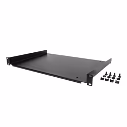 StarTech.com 1U Server Rack Shelf - Universal Rack Mount Cantilever Shelf for 19" Network Equipment Rack & Cabinet - Durable Design - Weight Capacity 55lb/25kg - 12" Deep Tray - Additional view 5