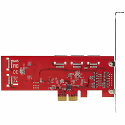 StarTech.com SATA PCIe Card - 10 Port PCIe SATA Expansion Card - 6Gbps - Low/Full Profile - Stacked SATA Connectors - ASM1062 Non-Raid - PCI Express to SATA Converter/Adapter - Additional view 7