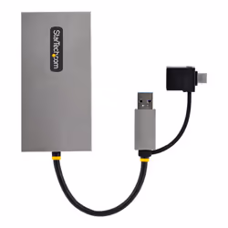 StarTech.com USB to Dual HDMI Adapter, USB A/C to 2x HDMI Displays (1x 4K30Hz, 1x 1080p), Integrated USB-A to C Dongle, 4in/11cm Cable, USB 3.0 to HDMI Display Adapter, Windows & macOS - Additional view 5
