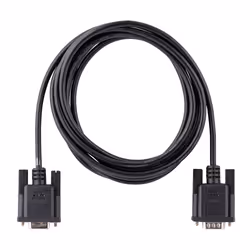 StarTech.com 3m RS232 Serial Null Modem Cable, Crossover Serial Cable w/Al-Mylar Shielding, DB9 Serial COM Port Cable Female to Male, Compatible w/DTE Devices, Black, F/M - Additional view 5