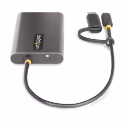 StarTech.com USB-C to Dual-HDMI Adapter - USB-C or A to 2x HDMI - 4K 60Hz - 100W Power Delivery Pass-Through - 1ft (30cm) Built-in Cable - USB to HDMI Multi-Monitor Converter for Laptop - TAA - Additional view 4